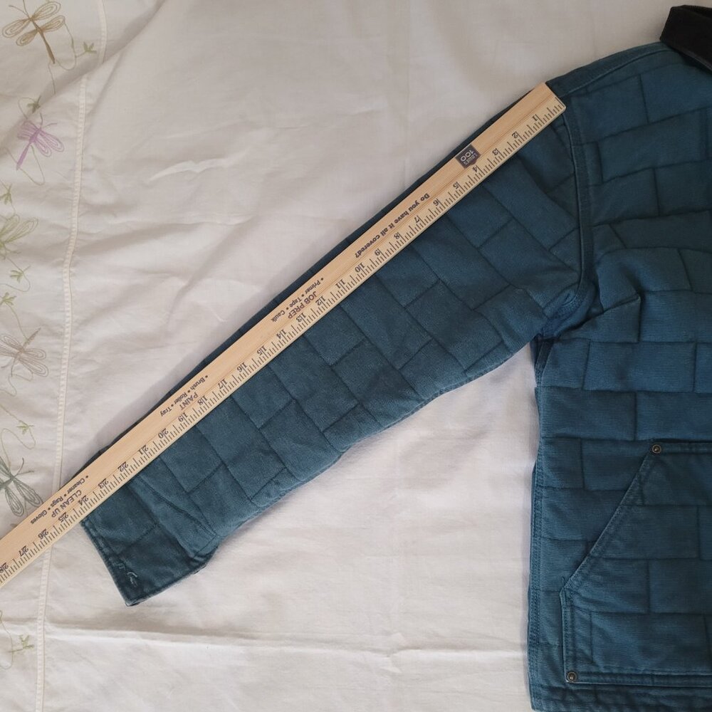 Carhartt Blue Quilted Jacket Womens Size M New Hope Teal - Picture 14 of 15